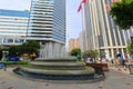 Urban fountain of shenzhen city