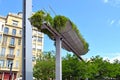 Urban furniture in Plaza Lesseps Barcelona