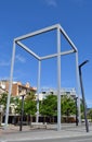 Urban furniture in Plaza Lesseps Barcelona