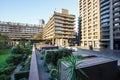 Urban gardening in the city square Royalty Free Stock Photo