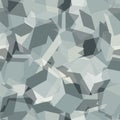 Urban geometric camouflage. Digital seamless pattern.