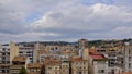 Urban Girona city skyline from a roof building