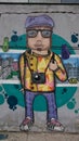 Urban graffiti - photographer caricatured portrait