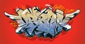 Urban Graffiti Vector Art Royalty Free Stock Photo