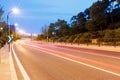 Urban highway road tunnel Royalty Free Stock Photo