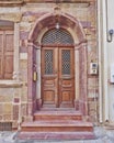 Urban house entrance, Greece Royalty Free Stock Photo