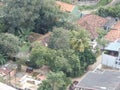 Urban house land in colombo city from inovation tower Royalty Free Stock Photo