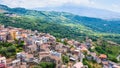 Urban houses of Castiglione di Sicilia town