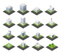 Urban isometric icons