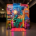 Urban Jungle: Get lost in the concrete jungle with our cityscape-inspired interactive photobooth