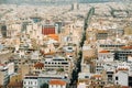 Urban landscape of Athens.View of the city from the hill. Athens, Greece