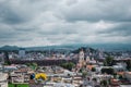Urban landscape of the City of Toluca, Mexico, where you can see several of the emblematic sites such as the Cathedral 2
