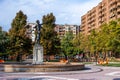 Urban landscape in the city of Zaragoza, Spain