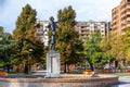 Urban landscape in the city of Zaragoza, Spain