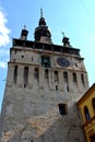 Medieval city Sighisoara, in Transylvania Royalty Free Stock Photo