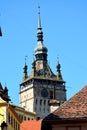 Medieval city Sighisoara, in Transylvania Royalty Free Stock Photo