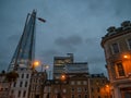 Urban landscape with Georgian style buildings