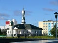 The urban landscape. The mosque. Nadym.