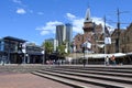 Urban landscape view of The Rocks in Sydney Australia Royalty Free Stock Photo