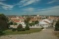 Urban landscape viewed from the hilltop of Castle at Estremoz
