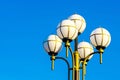 Urban Lantern against the blue sky
