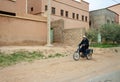 Urban life, shops and workshops, markets and common life in the streets of Morocco. People walking around