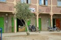 Urban life, shops and workshops, markets and common life in the streets of Morocco. People walking around