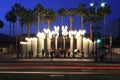 Urban Light art display at LACMA