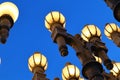 URBAN LIGHT a sculpture by Chris Burden at the LACMA, Los Angeles County Museum of Art Royalty Free Stock Photo