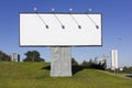 Urban metal billboard