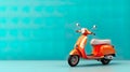 urban mobility and eco-conscious living with a sleek and stylish scooter.