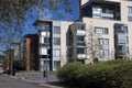 Urban modern apartment houses close to the center and services