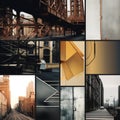 Urban Moodboard Inspired by Industrial Aesthetics