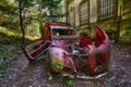 Urban Old Abandoned car Royalty Free Stock Photo