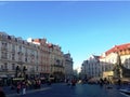 Urban old building in Prague, aug 17 2017 Royalty Free Stock Photo