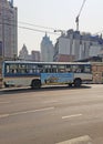 Urban passenger bus in Bangkok