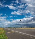 Berlin, Germany. Former dismantled Tempelhof airport runway