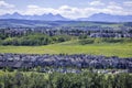 Urban residential development in surburb with residential houses