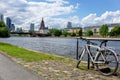 Urban Riverside Park in Frankfurt