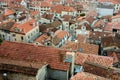 Urban roof tops of an old housing estate Royalty Free Stock Photo
