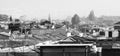 Urban Rooftops Antigua Black and White Royalty Free Stock Photo