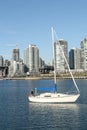 Urban Sailing Royalty Free Stock Photo