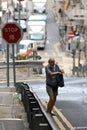 the Urban scavengers at Eastern Street, hong kong 11 Jue 2021 Royalty Free Stock Photo