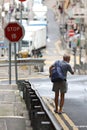 the Urban scavengers at Eastern Street, hong kong 11 Jue 2021 Royalty Free Stock Photo