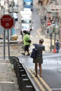 the Urban scavengers at Eastern Street, hong kong 11 Jue 2021 Royalty Free Stock Photo