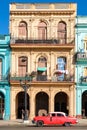 Urban scene with colorful buildings in Old Havana Royalty Free Stock Photo