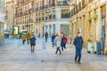 Urban Scene Historic Center of Madrid, Spain