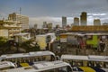 Urban Scene at Recto Avenue, Manila, Philippines. Bus, Buildings, Road, People, Streets, Urban Scene