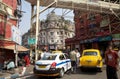 Urban scene in the street, Kolkata, India