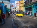 Urban scene in a well known street in Havana